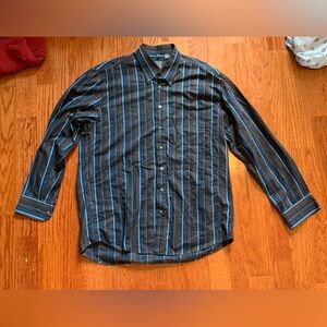 Haupt, men’s size Large, plaid dress shirt